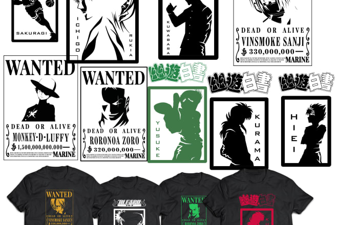I will ready print templates and designs for shirt all editable