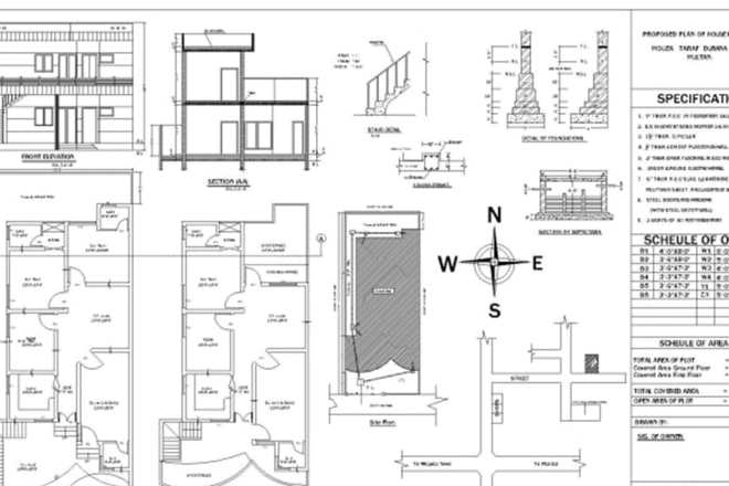 I will redraw floorplans,house plans,elevation drawing,product drawing,autocad,revit