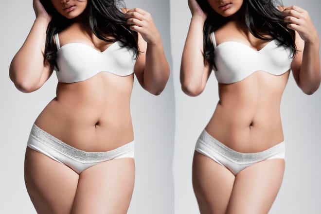 I will reduce fat from face or body with photoshop to make you look slimmer