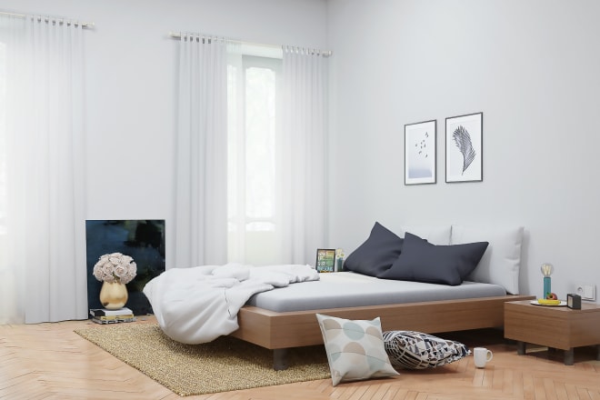 I will render photorealistic interior of your space