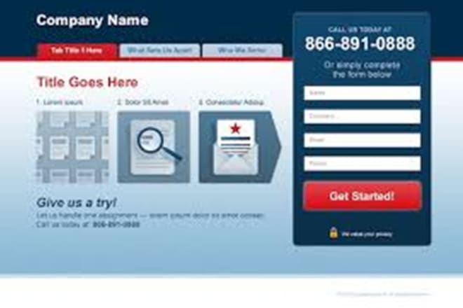 I will send an valuable landing Page or Squeeze Page