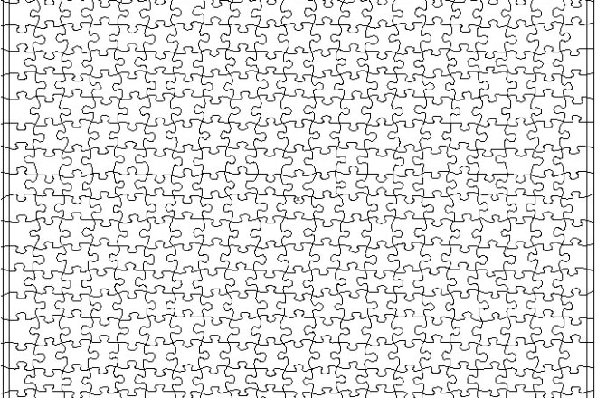 I will send you an editable vector jigsaw puzzle die cut