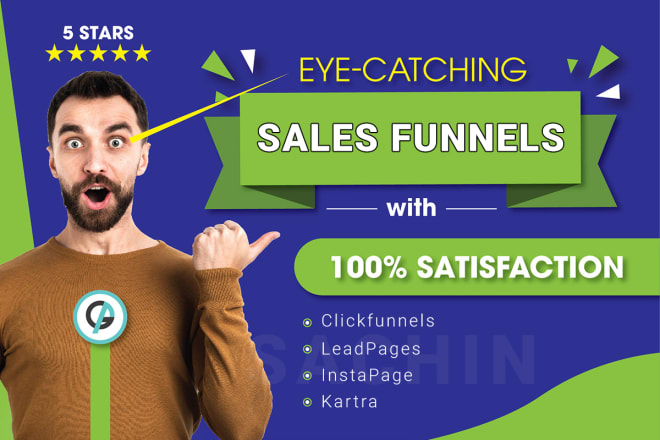 I will setup sales funnel in kartra or clickfunnels