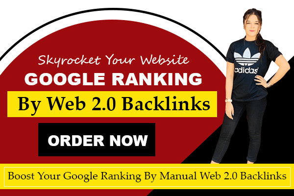 I will skyrocket your google ranking by authority web 2 0 manual backlinks