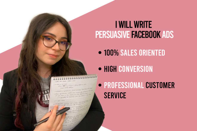 I will write persuasive facebook ads