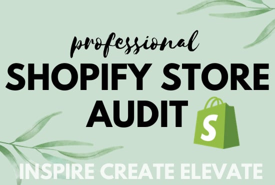 I will audit your shopify website or drop shipping store to convert better