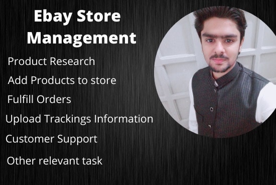 I will completely manage,search,add,update,listing ebay store for best selling products