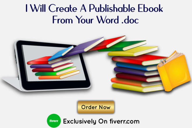 I will create a publishable ebook from your word doc