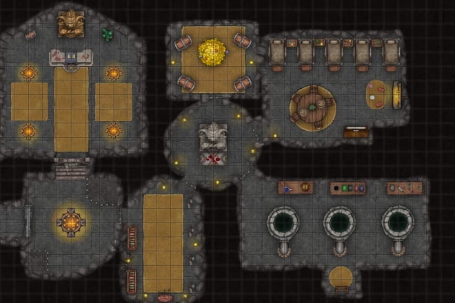 I will create a tabletop battle map for you