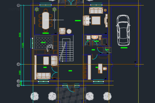 I will create autocad 2d and sketchup house designs