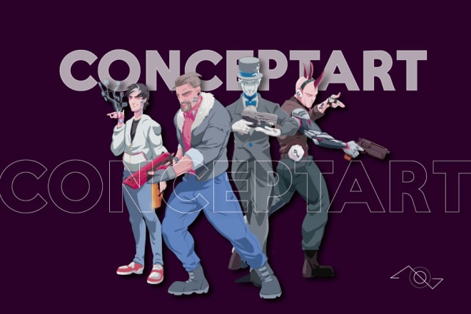 I will create character desings and conceptual art
