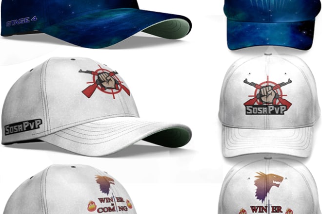 I will create custom graphic bulk hat,cap,snapback design