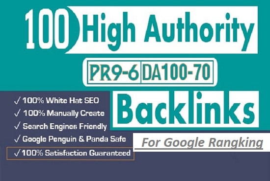 I will create high da authority backlinks
