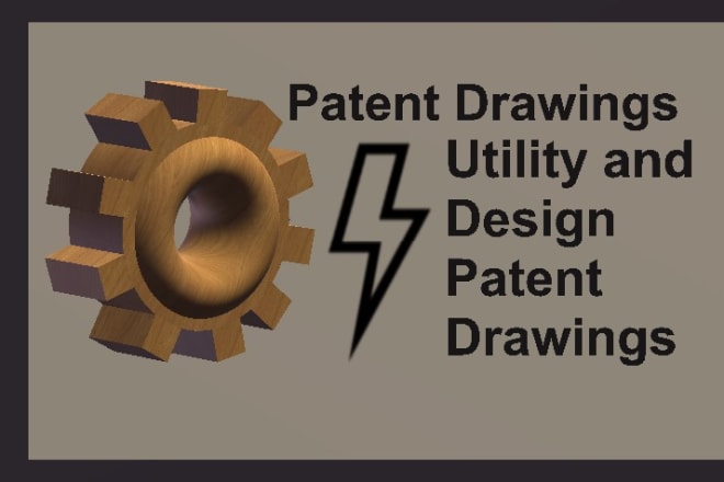I will create patent drawing illustration