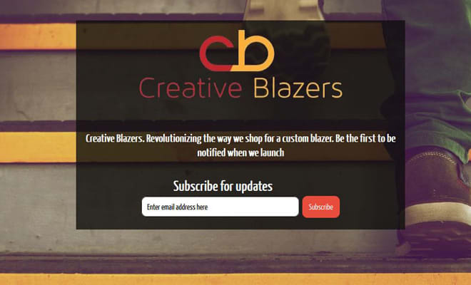 I will create professional coming soon webpage