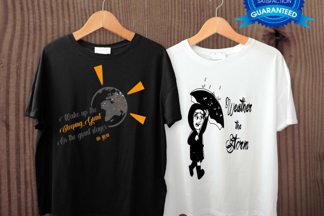 I will create t shirt design