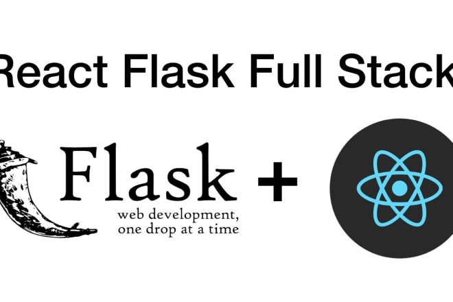 I will deliver web application using react and flask or django