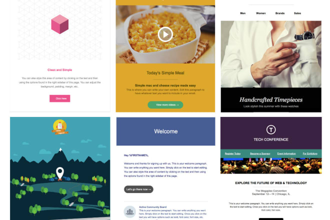 I will design a marketing email template