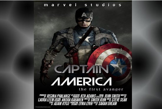 I will design a stunning movie poster or album cover