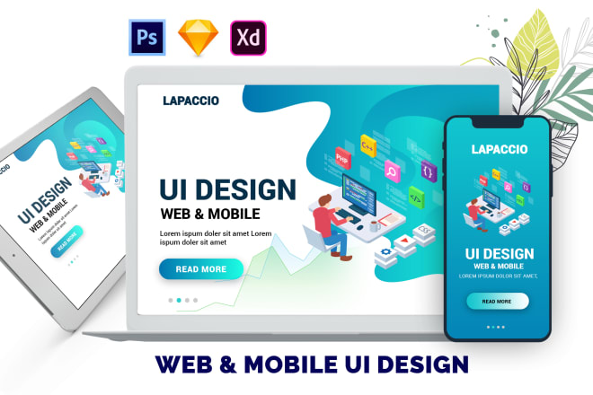 I will design awesome website PSD template