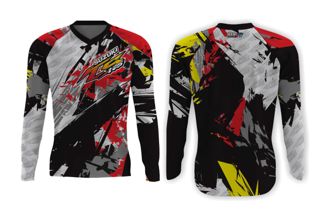 I will design best custom sport jersey sublimation printing vector