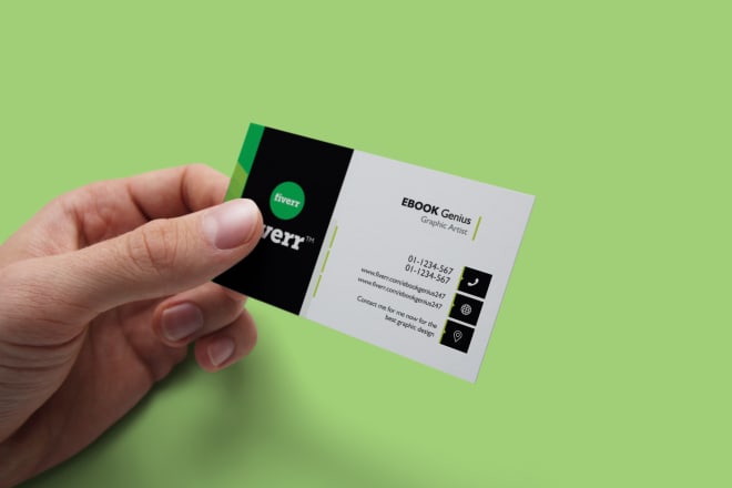 I will design business card with two creative ideas