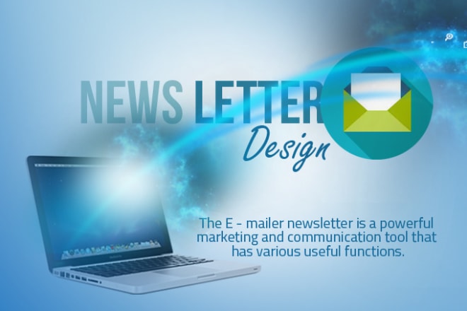I will design email newsletter template