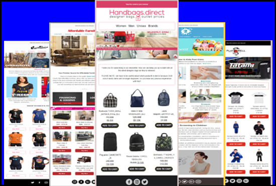 I will design mailchimp newsletter template