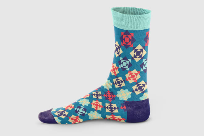 I will design unique socks for you