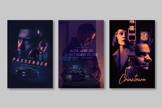 I will design you a unique movie poster