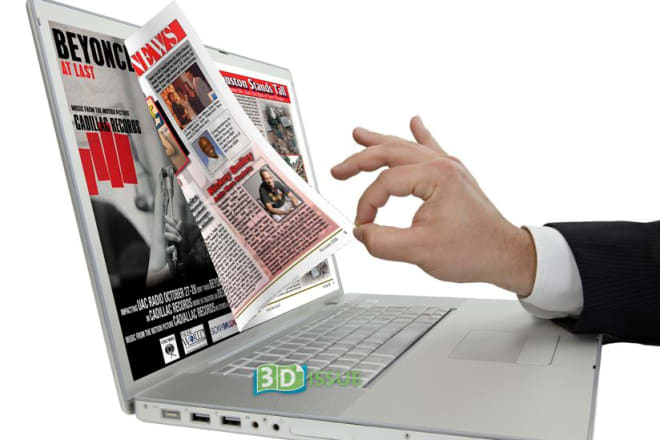 I will do an online magazine, digital magazine, music magazine, online advertising