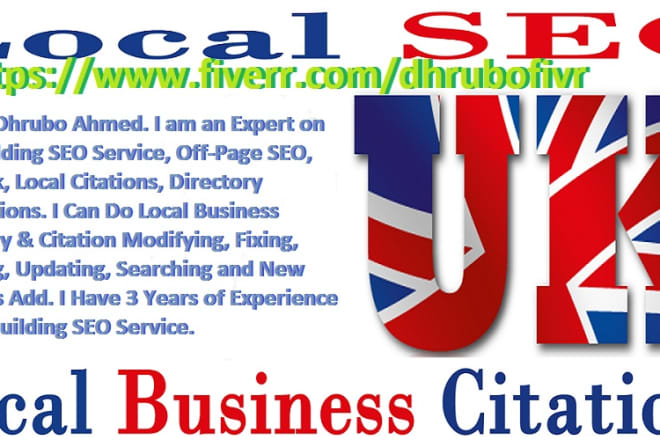 I will do best UK and ireland local citation