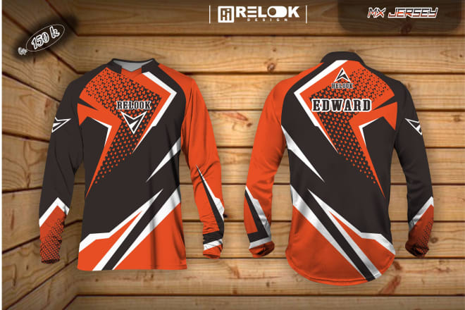 I will do design your cool jersey motocross