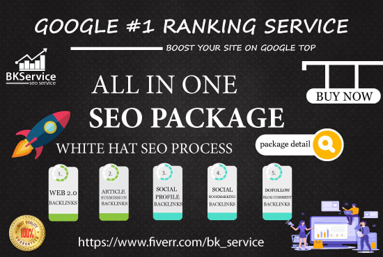 I will do manually white hat SEO backlinks package