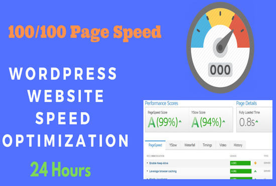 I will do wordpress site speed optimization with gtmetrix