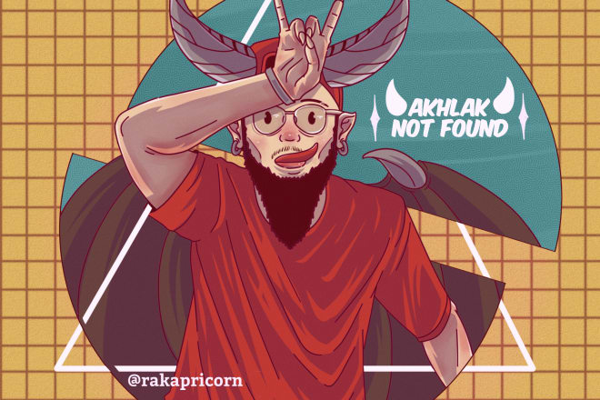 I will draw an illustration cartoon or anime for personal use