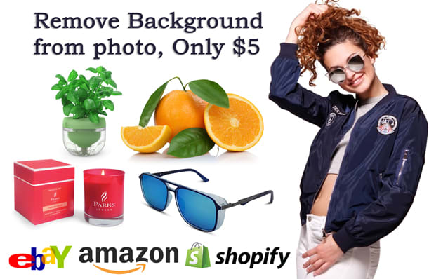 I will edit ebay, amazon photo, remove background from image