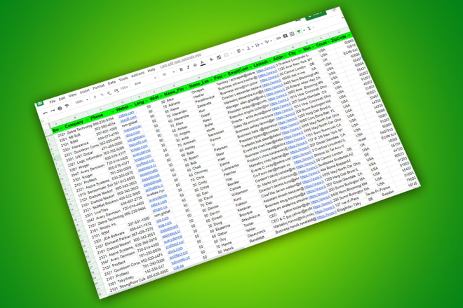 I will find valid targeted people business email address