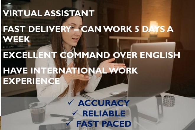 I will help with all business admin work ms office accounting data scraping