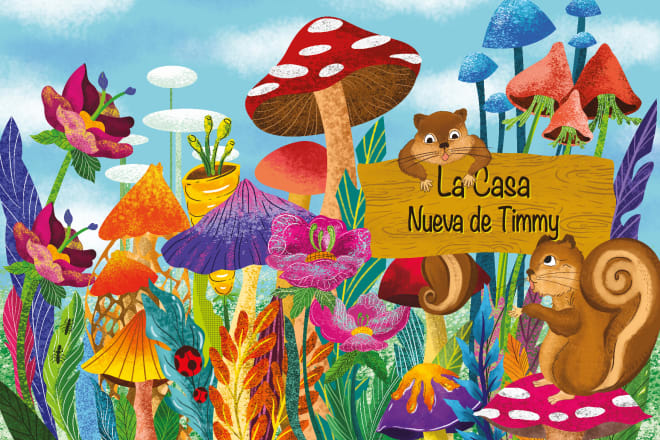 I will illustration books for kid