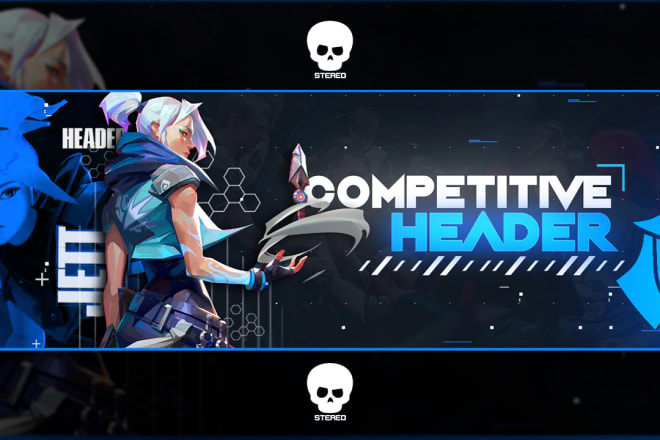 I will make a professional valorant header or banner
