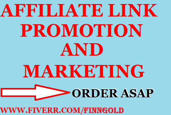 I will market and promote your affiliate link,digistore,redbubble,shopify,teespring,cbd