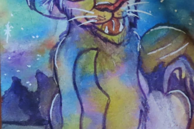 I will paint you a custom watercolor design