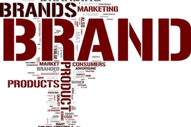 I will perform unique brand name logo bait slogan and domain