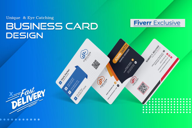 I will provide professional business card design services