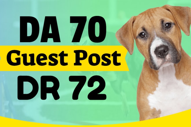 I will publish guest post on da 70 DR 72 blog