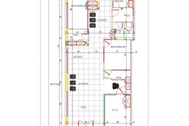 I will redraw your floorplan and create a professional cad drawing