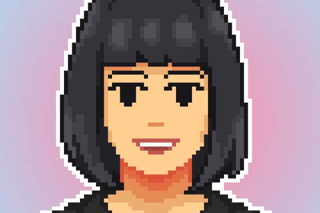 I will transform your portrait into pixel art