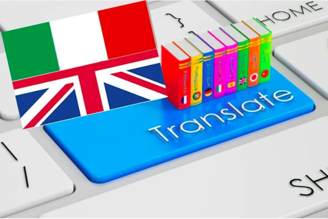 I will translate text english to italian and italian to english