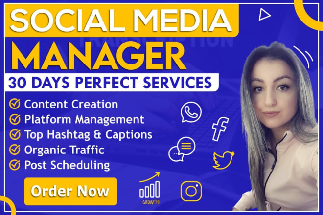 I will be your expert social media marketing manager